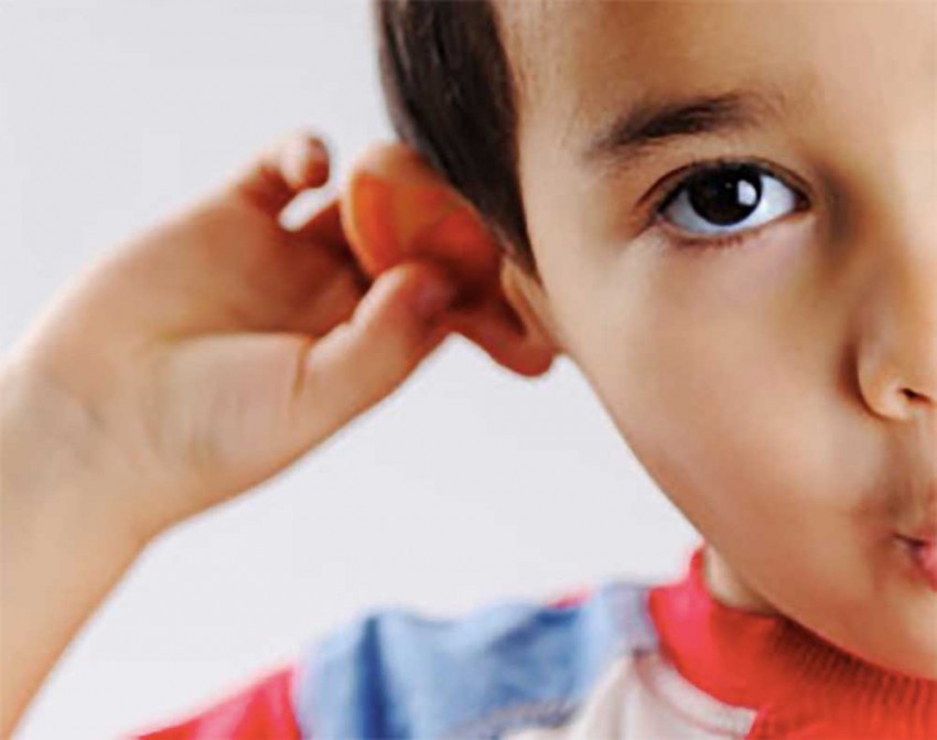 Как выглядит отит у ребенка фото