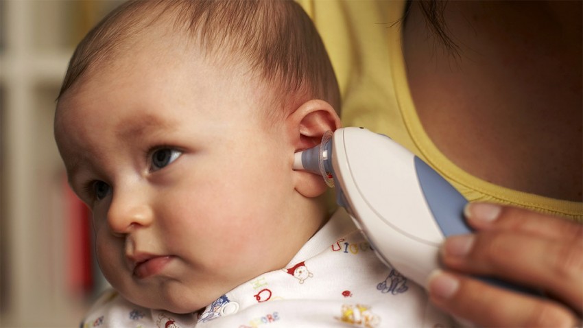 Как выглядит отит у ребенка фото