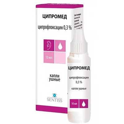 Острый отит капли в уши