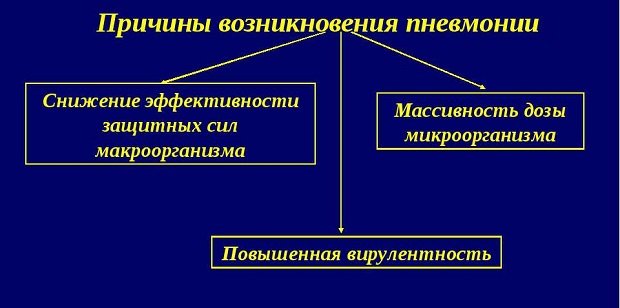 Причины воспаления легких