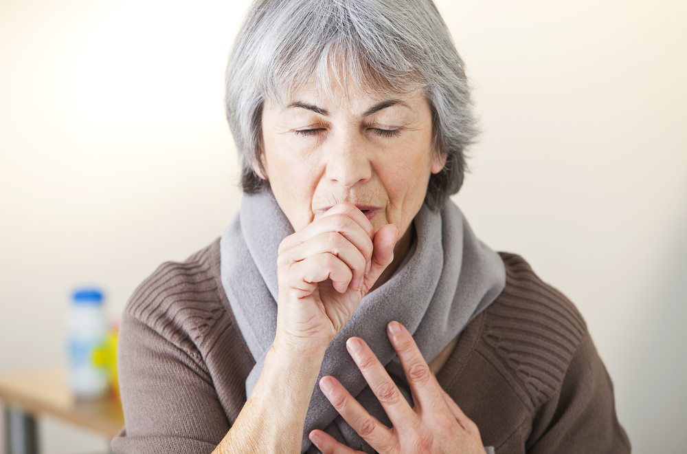 Снижение эластичности легочной ткани Кашель при пневмонии